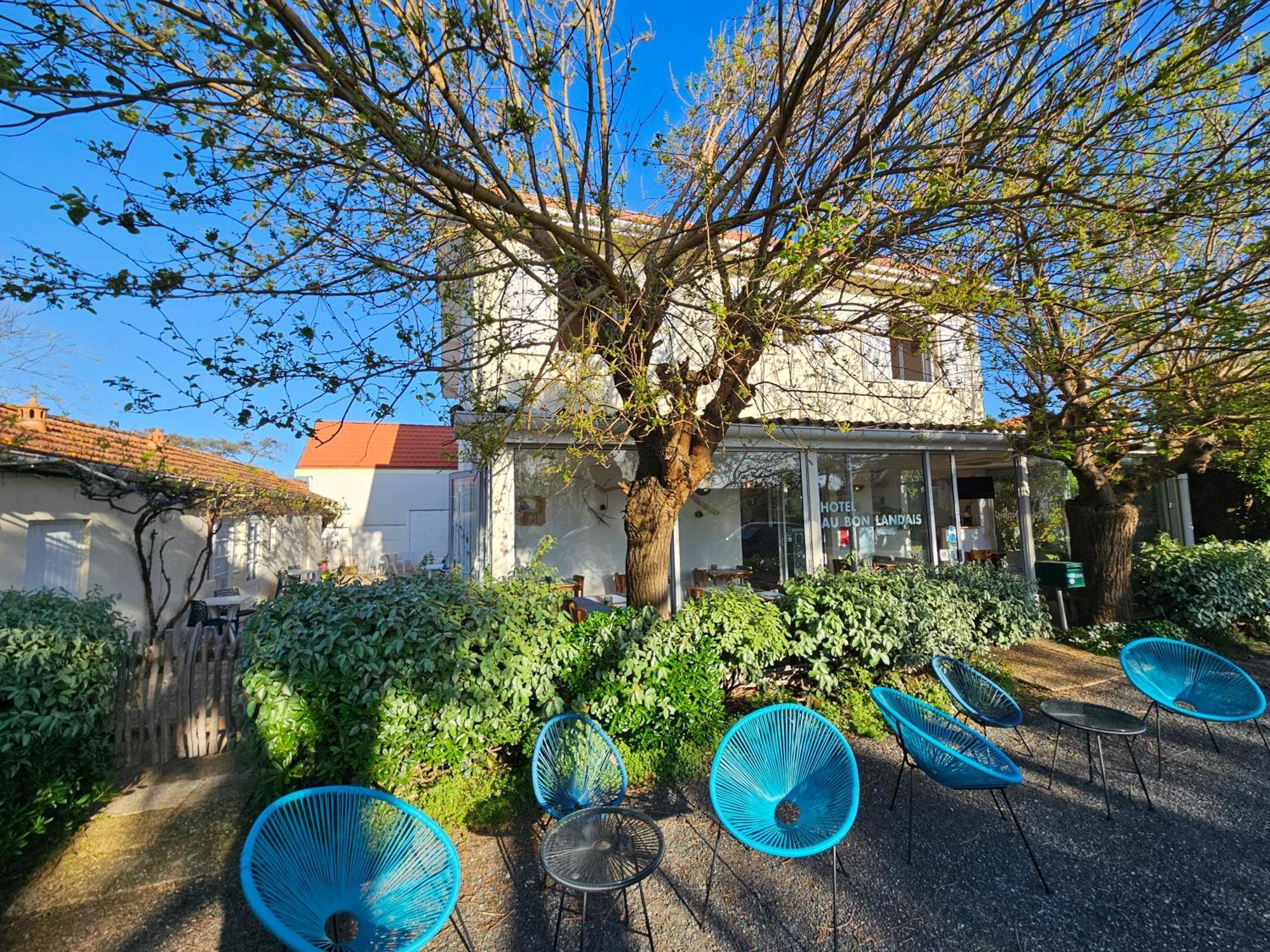 Hotel Au Bon Landais Biscarrosse-Plage Exterior foto